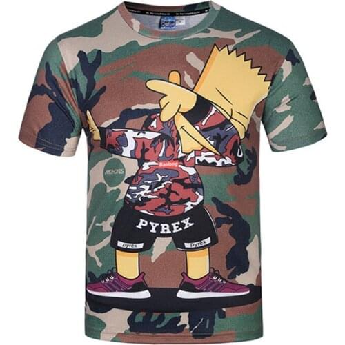 IHHDZZ Mens Camouflage T-Shirts