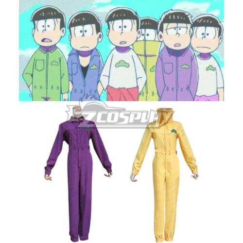 Mr.Osomatsu San Juushimatsu Matsuno Jumpsuits Cosplay Costume E001