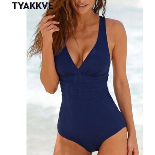 Vintage One Piece Swimsuits Women Plus Size Swimwear 2020 Push Up Bathing Suit Tummy control Monokini Beachwear Swim Suits S-XXL
