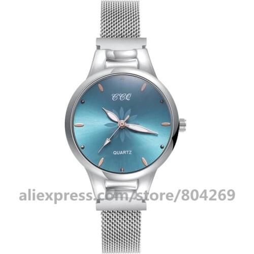 Hot Wholesale Women Dress Watch Luxury Alloy Sport Quartz Wristwatch Popular Women Lady Flower Dress CCQ Watches 920545