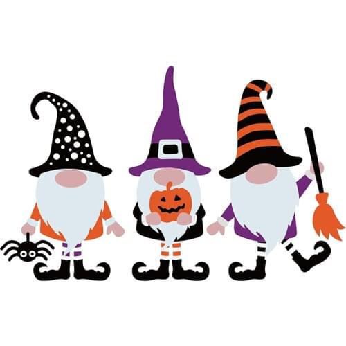 Halloween Gnome Set Metal cutting dies cut die mold photos Scrapbook paper craft knife mould blade punch stencils dies
