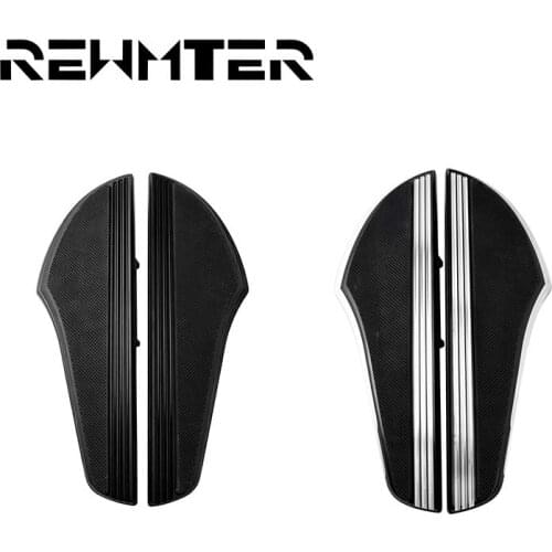 Motorcycle Rider Non-slip Floorboard Footboard CNC Aluminum Black/Black&Chrome For Indian Chief Classic 2014-2019