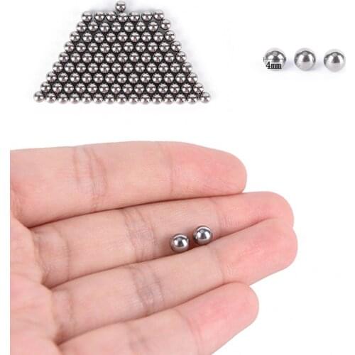 2020 New 100pcs/Lot 4mm Lucky hunting ball High-carbon Slingshot Ball Catapult Bow Steel Balls Hunting Slingshot Drop Shipping