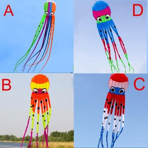 Outdoor Sports Fun New High Quality 8m Software Power Octopus Kite Good Flying Factory Outlet