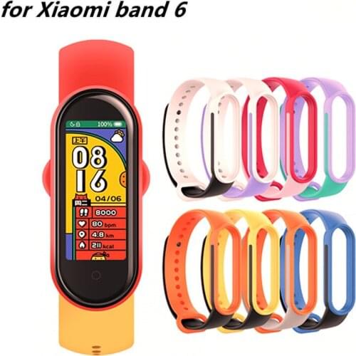New Colorful TPU Wrist Strap For Xiaomi Mi Band 6 Anti-sweat Sport Wristband Bracelet Replacement For Xiaomi 6 Smart Accessories