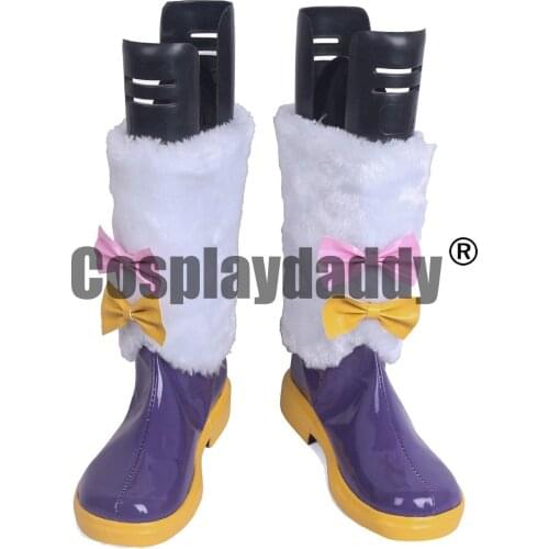 Monster Strike Monsuta Sutoraiku The Great Seer Nostradamus Cosplay Shoes Boots S008