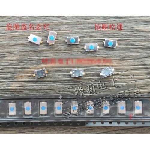 Original new 100% SMD 2pin 4*6*2.5 normally closed touch switch key micro motion soft silicone waterproof dust gold dot