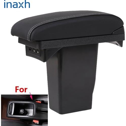 For Peugeot 301 Armrest For Citroen C3-XR Armrest box Retrofit parts Car Storage box car accessories Interior 2017 2018 2019