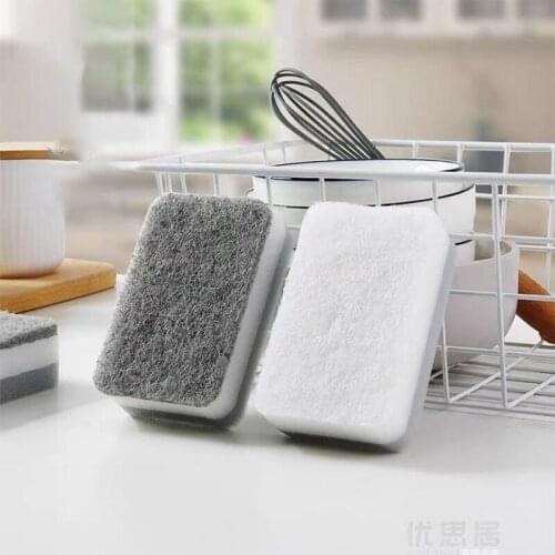 1/2/5Pcs Highly efficient Scouring Pad Dish Cloth Cleaning Brush Kitchen Rags Strong Decontamination Dish Towels Household Hot