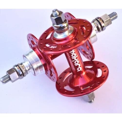 Makara Fixed Gear Bike Bearing Hubs High-grade Professional Sealed Hubs Fixie Bike Single Speed 32 Holes Colorful Racing Hubs
