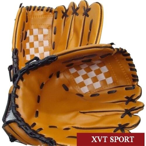 XVT High Quality 11.5 inch Baseball Gloves New Portable Dark Brown Durable Men Softball Baseball Glove Sports Player Preferred