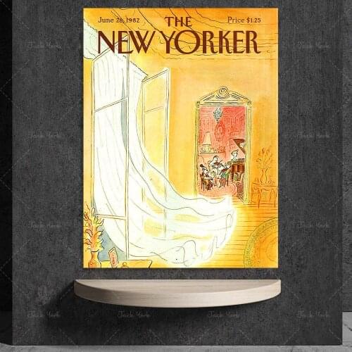 The New Yorker 1982 June 28 Magazine Cover ALL Sizes Printable DOWNLOAD