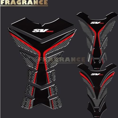 3D Rubber Sticker Motorcycle Emblem Badge Decal For Suzuki SV650 SV650S SV650X SV 650 Tank All Years