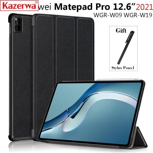 For Huawei MatePad Pro Case 12.6 inch 2021 WGR-W09 WGR-W19 Fashion Painted Smart Cover for Huawei MatePad Pro 12.6 Tablet Case
