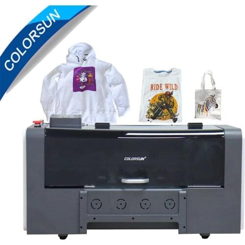 Colorsun DTF Printer A3+ Heat Transfer PET Film Printing Machine For T Shirt Hoodie Shake Powder Machine 2021 NEW Upgrade