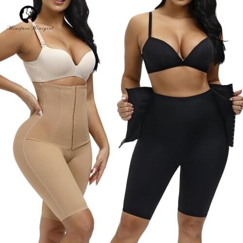 Women High Waist Trainer Body Shaper Butt Lifter Panties Breasted Shapewear Tummy Control Modeling Slimming Sheath Belly Fajas