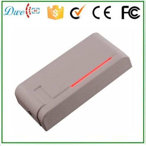 DWE CC RF Free shipping low cost rfid access control card reader waterproof outdoor wiegand 26 13.56mhz freqeuncy