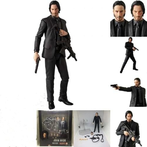 15cm Movie JOHN WICK Action Figure MAFEX NO.070 JOHN WICK PVC Movable Collection of Toy Gifts