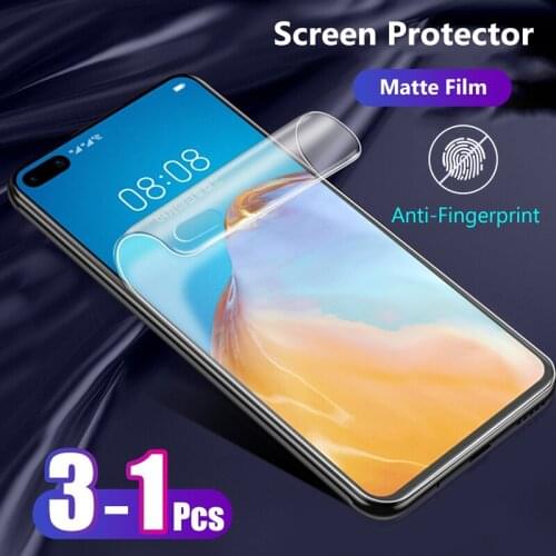 For Huawei P40 / P40 Pro AN00 TN00 Full Cover Matte Real Soft Hydrogel Film No Fingerprint Frosted Game Screen Protector