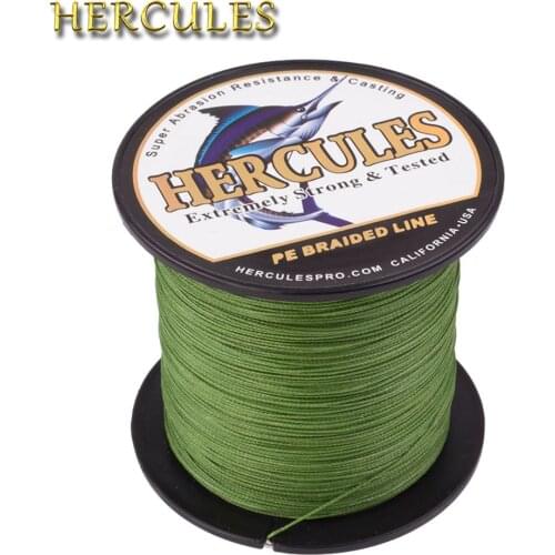 Hercules 8 Strands 100m Fishing Line 100% PE Carp Fishing Pesca Braided Wire 10-300LB Fishing Accessories Peche MultiColor Cord