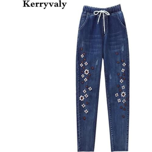 Женские свободные джинсы Kerryvaly China At AliExpress