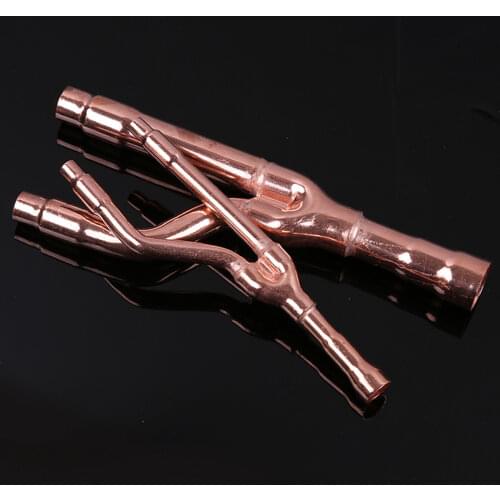 22/33/72/73T Copper air conditioning splitter dedicated branch Pipe Tube