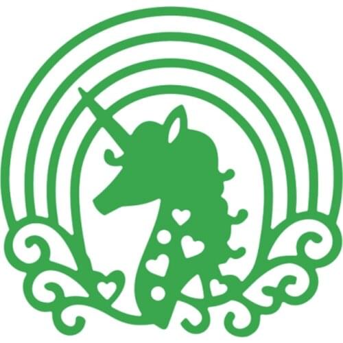 Unicorn Head Metal Cutting Dies Stencil For Diy Scrapbooking Cards Crafts Embossing Decoration New 2019 Dies Cut Knife