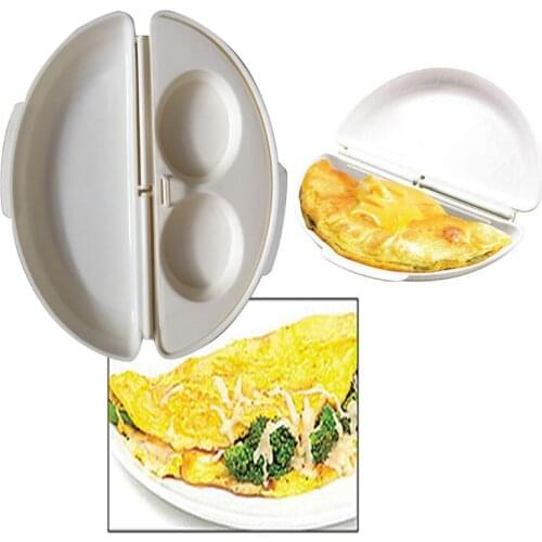 Microwave Omelet Maker Pan Egg Omelette Maker Tray Egg Cooker Egg Boiler Poacher Kitchen Mold