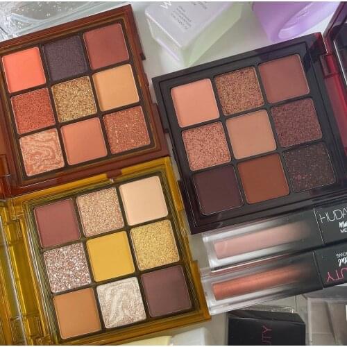 New Fashion eyeshadow palette 9 Colors Matte EyeShadow Glitter eye shadow MakeUp Shimmer and Diamond Eye Cosmetics