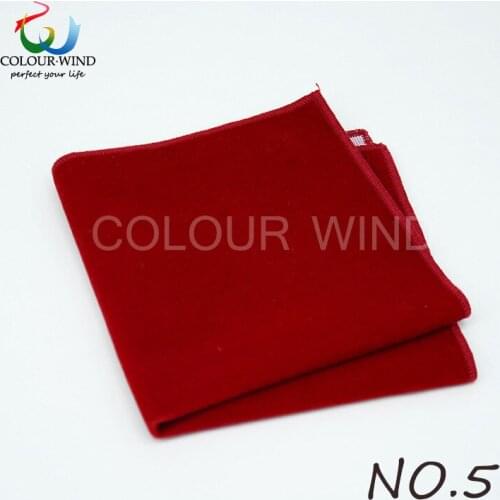 New Soft Corduroy Handkerchief For Men Pocket Square Solid Micro Suede Cravat Groom Hankies