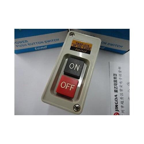 1pcs TBSP-315 (CBSP-315) 3P Power Pushbutton Switch 15A 2.2KW