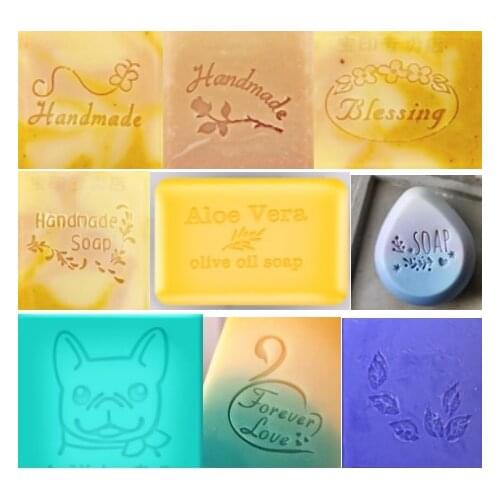 Handmade soap stamp Chapter seal mold mini diy natural patterns 3 -5cm