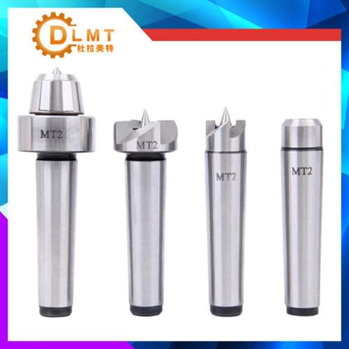 4Pcs/Set MT2 MT1 Wood Lathe Center Set Wooden Case For Metalworking Drive Spur Cup MT1 Arbor Wood Wood Lathe Live Center