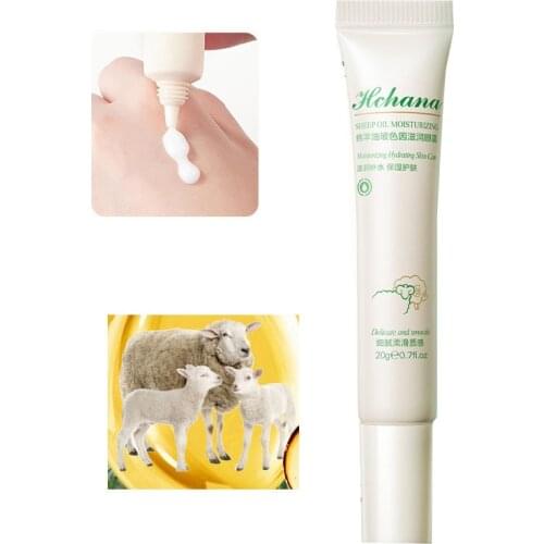 Eye Cream Dark Circles Sheep oil Yeast Soothing Eye Serum 20g Moisturizing soothing Fine Lines Firming skin Around Eyes