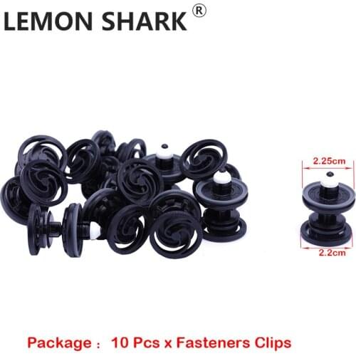 Car Interior Door Trim Panel Buckle Push Fastener Clips 10 Pcs For AUDI VW Passat Golf GTI Polo 7L 6868 243