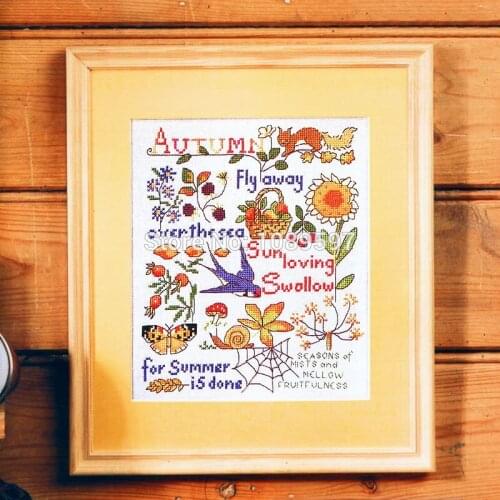 2018 New Fishxx Cross Stitch European Guava Suite Forest Small Animal Magazine Crazy26 Autumn Story