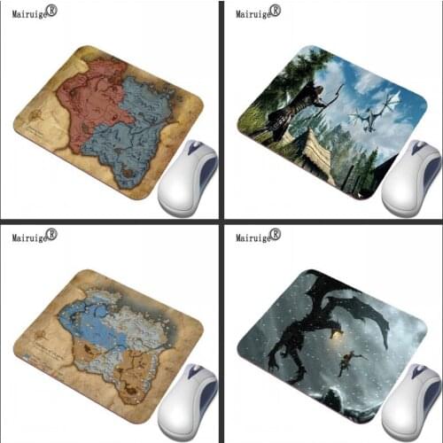 Mairuige yellow game map custom mouse pad rubber + cloth laptop rectangular mat home decor desktop pad