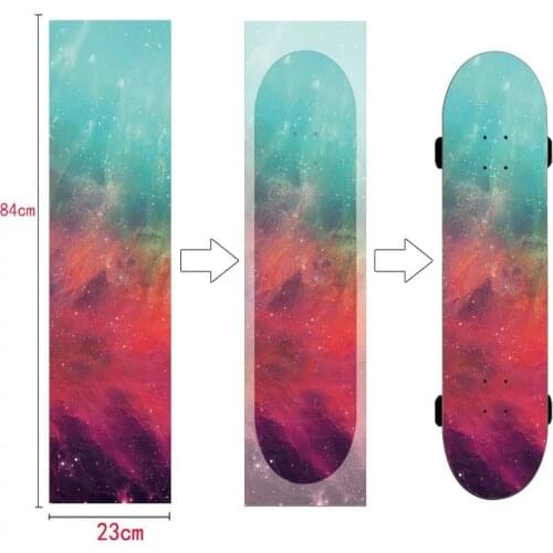 Double Tilt Skateboard Grip Tape OS780 Emery Sandpaper Anti-skid Electric Skate Penny Boards Scooter CoolStep Deck Sticker