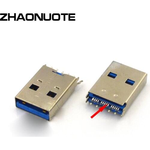 10pcs 3 Insert USB Adapter TF Card Seat Two In One Micro SD Card U Disk Charging Line Head Male Plug