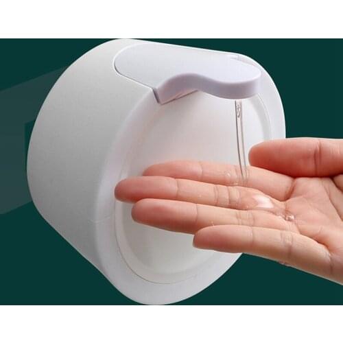 350ML Brush Detergent Filling Injector Automatic Liquid Outlet Box Scouring Pad Dish Brush Soap Lye Box