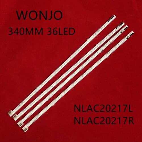 5set=20 PCS 36LED 340mm LED Backlight strip for Sony KDL-55W900A KDL-55W905A R L 61 P61.P8302G001 NLAC20217L NLAC20217R
