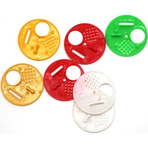 6PCS Beehive Box Entrance Gate Plastic Nest Door Vents Bee Hive Tools Ventilation Bees Supplies Exit Beekeeping Equipment