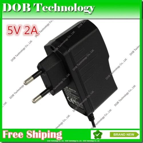 5V 2A power adapter switching EU plug dc jack 5.5*2.5mm with interchanger