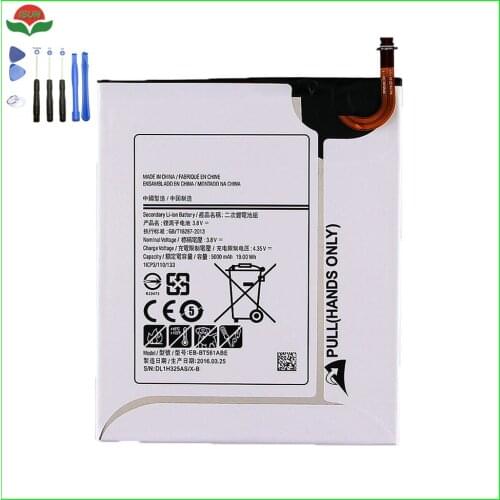 ISUN Original 5000mAh Replacement Battery EB-BT561ABE For Samsung GALAXY Tab E T560 T561 SM-T560 Tablet Battery +tools