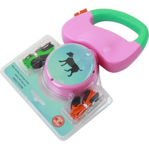 Automatic Retractable Reflective Double-Ended Traction Rope One plus Two Dog Chain Two Dog Leash Pet Supplies Puppy Patrol Rope