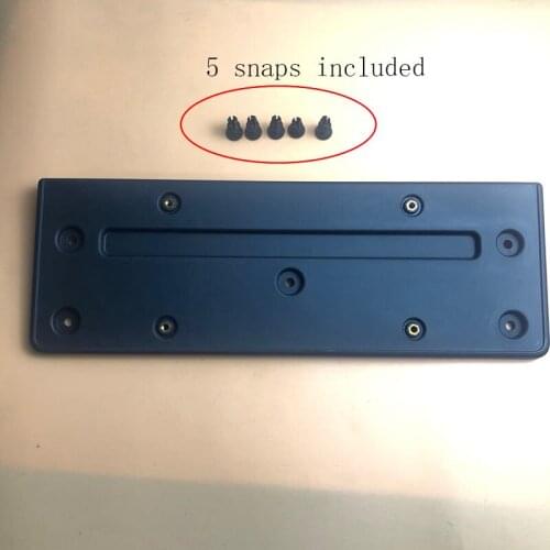 Car license bracket for VW Audi 5 snaps included