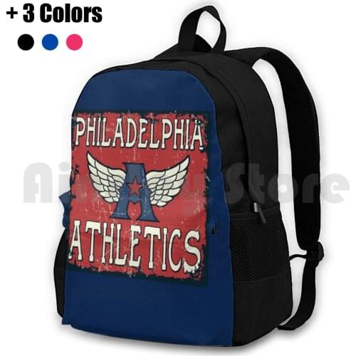 Hot Seller-Defunct-Philadelphia Athletics Outdoor Hiking Backpack Riding Climbing Sports Bag Oakland Baseball Oakland Baseball