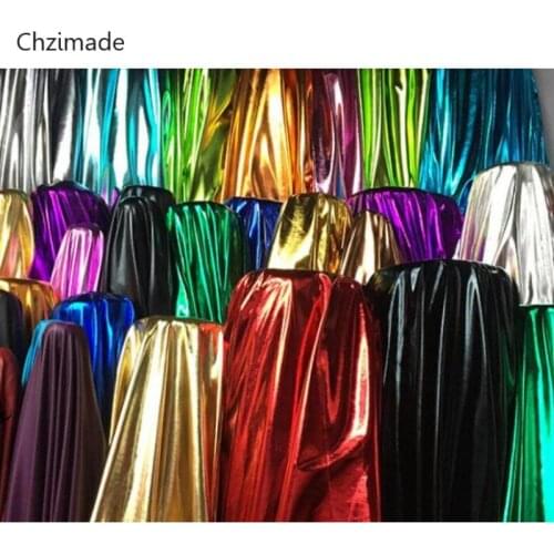 Lychee Life 100x75cm Shiny Spandex Fabric For Special Wedding Costume Fabric DIY Stage Cosplay Costume Dress Sewing Crafts