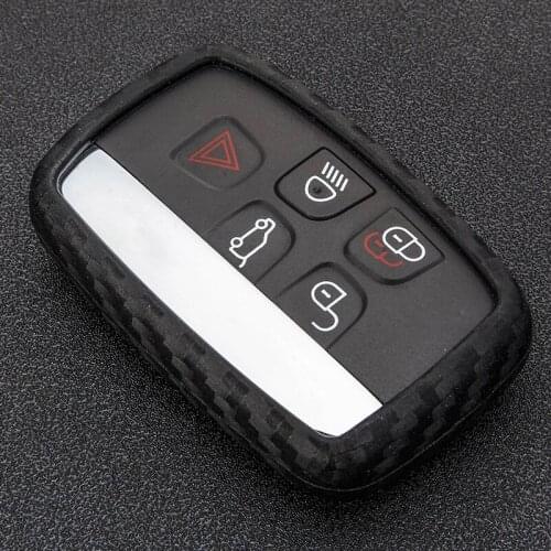 Car Key Case Cover For Land Rover A9 Freelander 2 Discovery Sport Range Rover Evoque For Jaguar XE XF XJ XK Keyring Bag Keychain