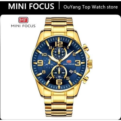 COXRY Mens Gold Watch